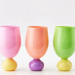 GigiandTom Aden Wine Glass Peach