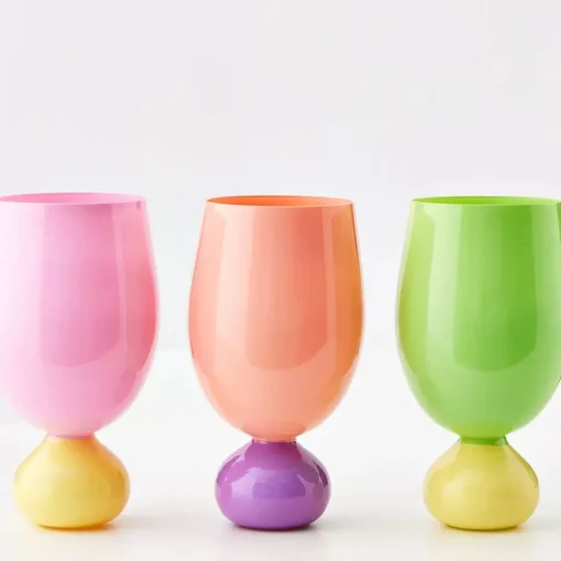 GigiandTom Aden Wine Glass Peach