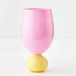 GigiandTom Aden Wine Glass Pink