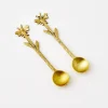 GigiandTom Bee Mine Brass Dessert Tea Spoon Set