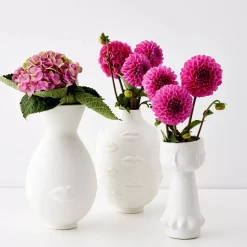 GigiandTom Bisous Ceramic Urn Vase White