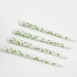 GigiandTom Bouquet Soy Taper Candle 4 Pack Sage