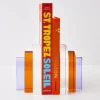 GigiandTom Bow Crystal Bookends Amber Purple