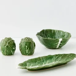 GigiandTom Cabbage Ceramic Salt & Pepper Shakers