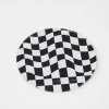 GigiandTom Check Acrylic Coaster Black