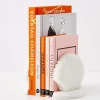 GigiandTom Clam Marble Bookends White