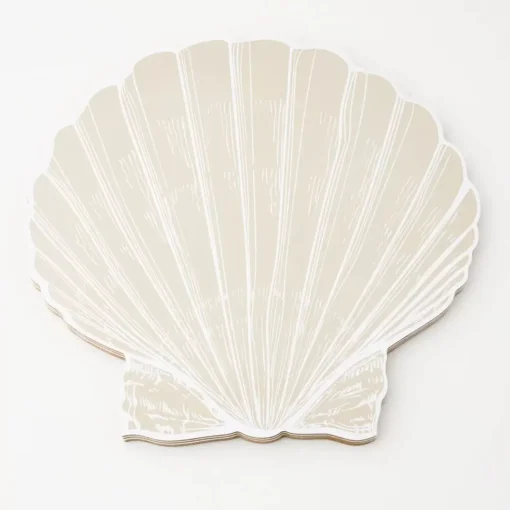 GigiandTom Clam Shell Placemat Set Of 4 Natural