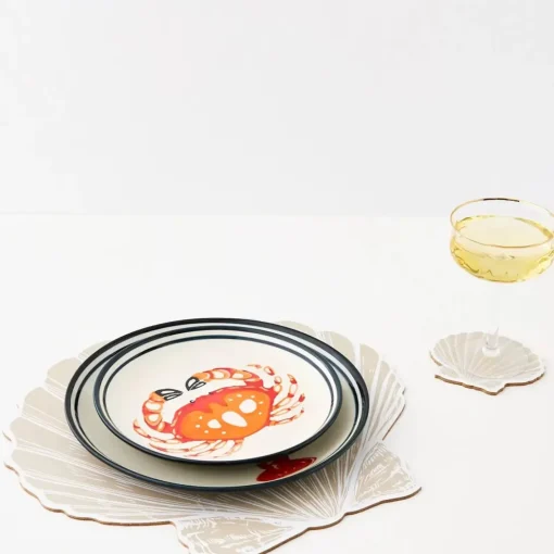 GigiandTom Crab Ceramic Side Plate