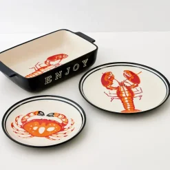 GigiandTom Crab Ceramic Side Plate