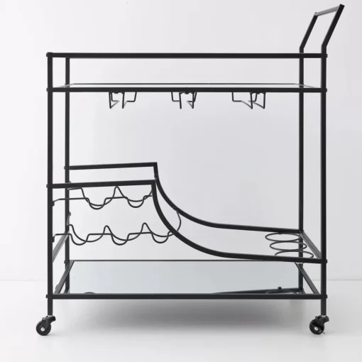 GigiandTom Double Decker Bar Cart Black