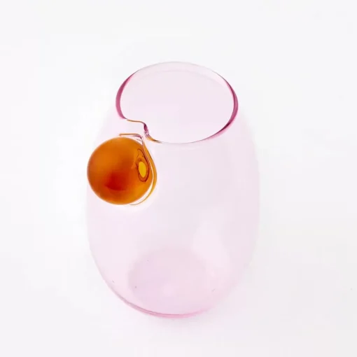 GigiandTom Droplet Glass Tumbler Set Pink