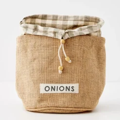 GigiandTom Farmstead Cotton/Jute Onion Bag
