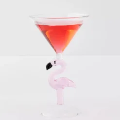 GigiandTom Flamingo Stem Cocktail Glass