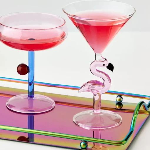 GigiandTom Flamingo Stem Cocktail Glass