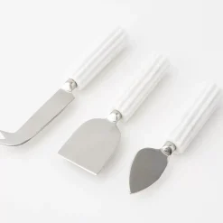 GigiandTom Fromage Marble/Stainless Steel Cheese Knife Set
