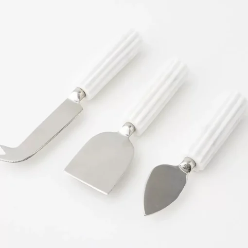 GigiandTom Fromage Marble/Stainless Steel Cheese Knife Set
