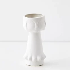 GigiandTom Gemelli Ceramic Vase White