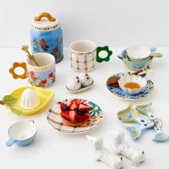 GigiandTom Tableware*In Bloom Ceramic Plate Set