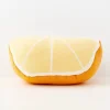 GigiandTom Lemon Yellow Cotton Cushion