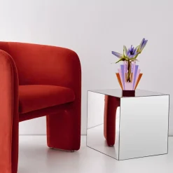 GigiandTom Mirror Cube Acrylic Side Table