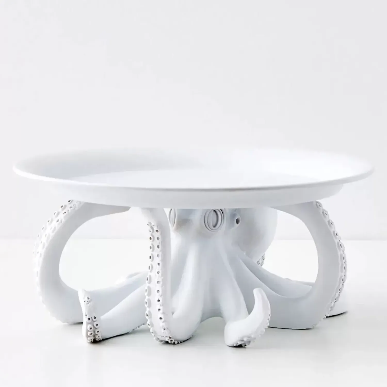 GigiandTom Otis Octopus Resin Decorative Tray White