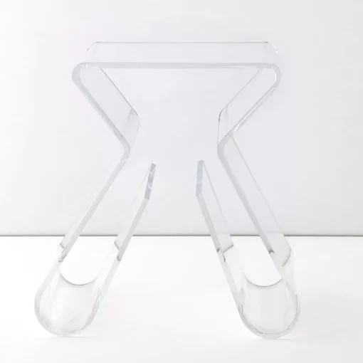 GigiandTom Paperclip Acrylic Side Table Clear