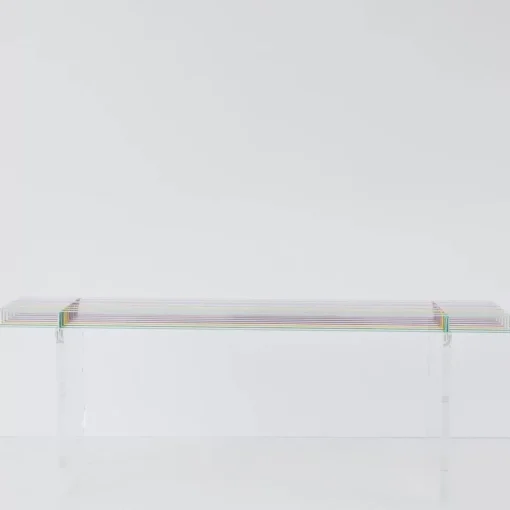 GigiandTom Rainbow Acrylic Side Bench Seat