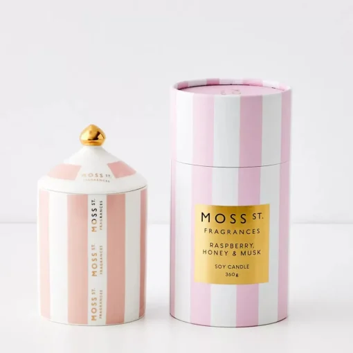 GigiandTom Raspberry, Honey & Musk Limited Edition Soy Candle
