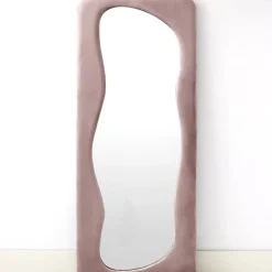 GigiandTom Ripples Velvet Full Length Mirror Mushroom