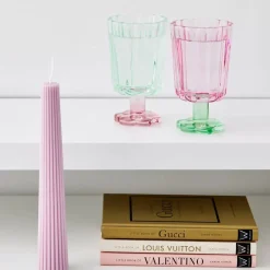 GigiandTom Soy Taper Candle Pink