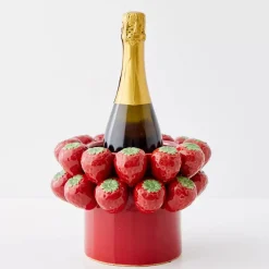 GigiandTom Strawberry Bouquet Ceramic Vase