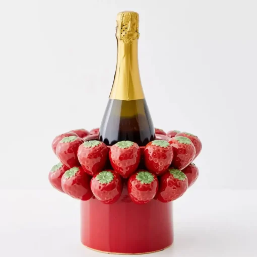 GigiandTom Strawberry Bouquet Ceramic Vase