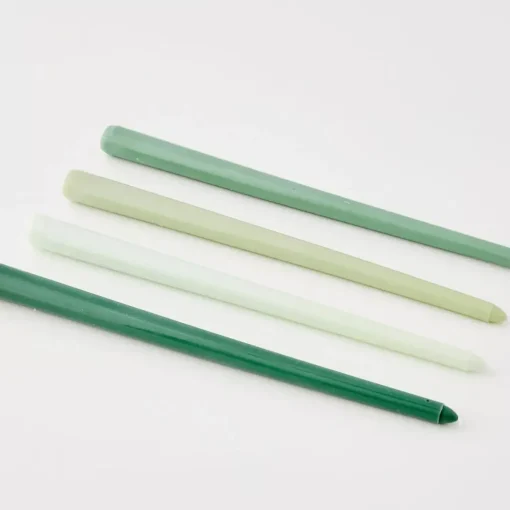 GigiandTom Taper Candle Assorted 4 Pack Jade