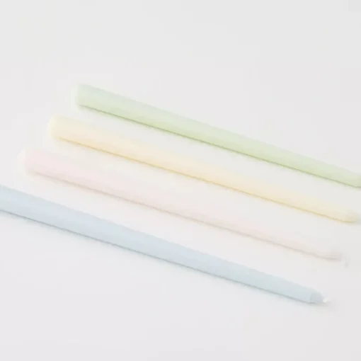 GigiandTom Taper Candle Assorted 4 Pack Pastels