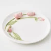 GigiandTom Tulip Ceramic Decorative Plate Pink