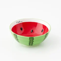 GigiandTom Watermelon Ceramic Bowl Red