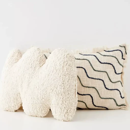 GigiandTom Waves Cotton Cushion With Insert