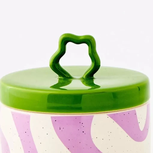 GigiandTom Whorl Kitchen Ceramic Canister Small